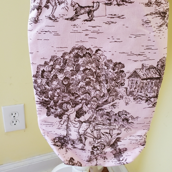 Handmade Scenic Man and Woman Dancing/Bridge Crossbody Purse - Picture 2 of 6